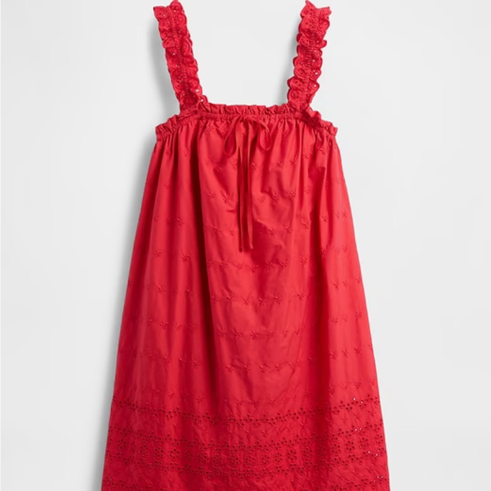 Doen x Gap Red eyelet Dress